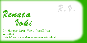 renata voki business card